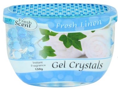 Fresh Scent Gel Crystals 150gm Tub Linen